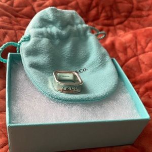 Tiffany and co. Sterling silver square ring